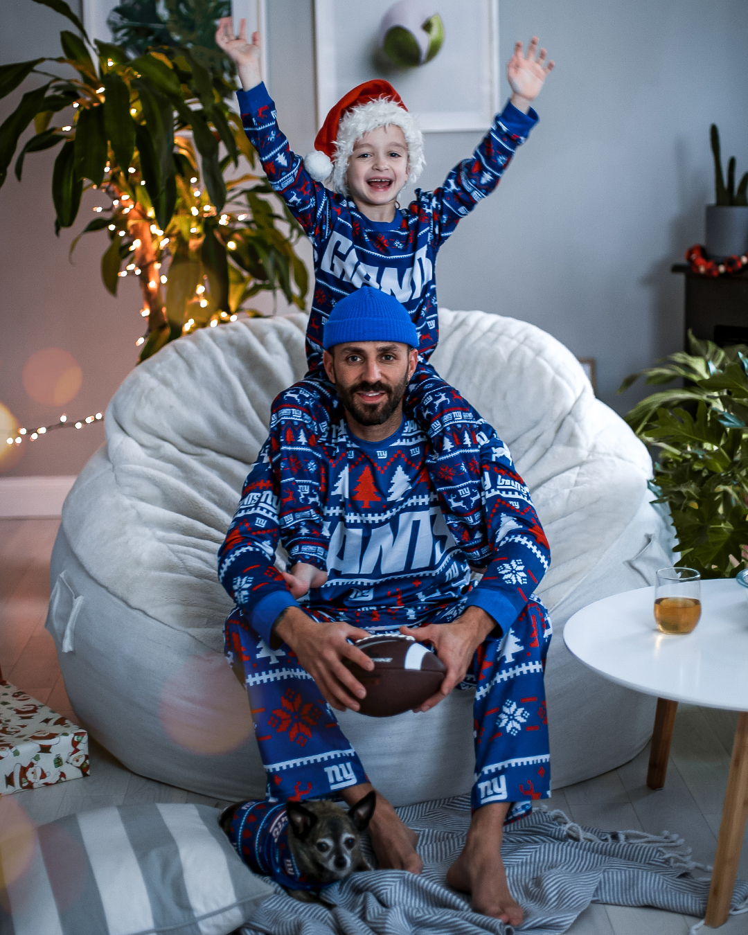 NY Giants Family Pajamas